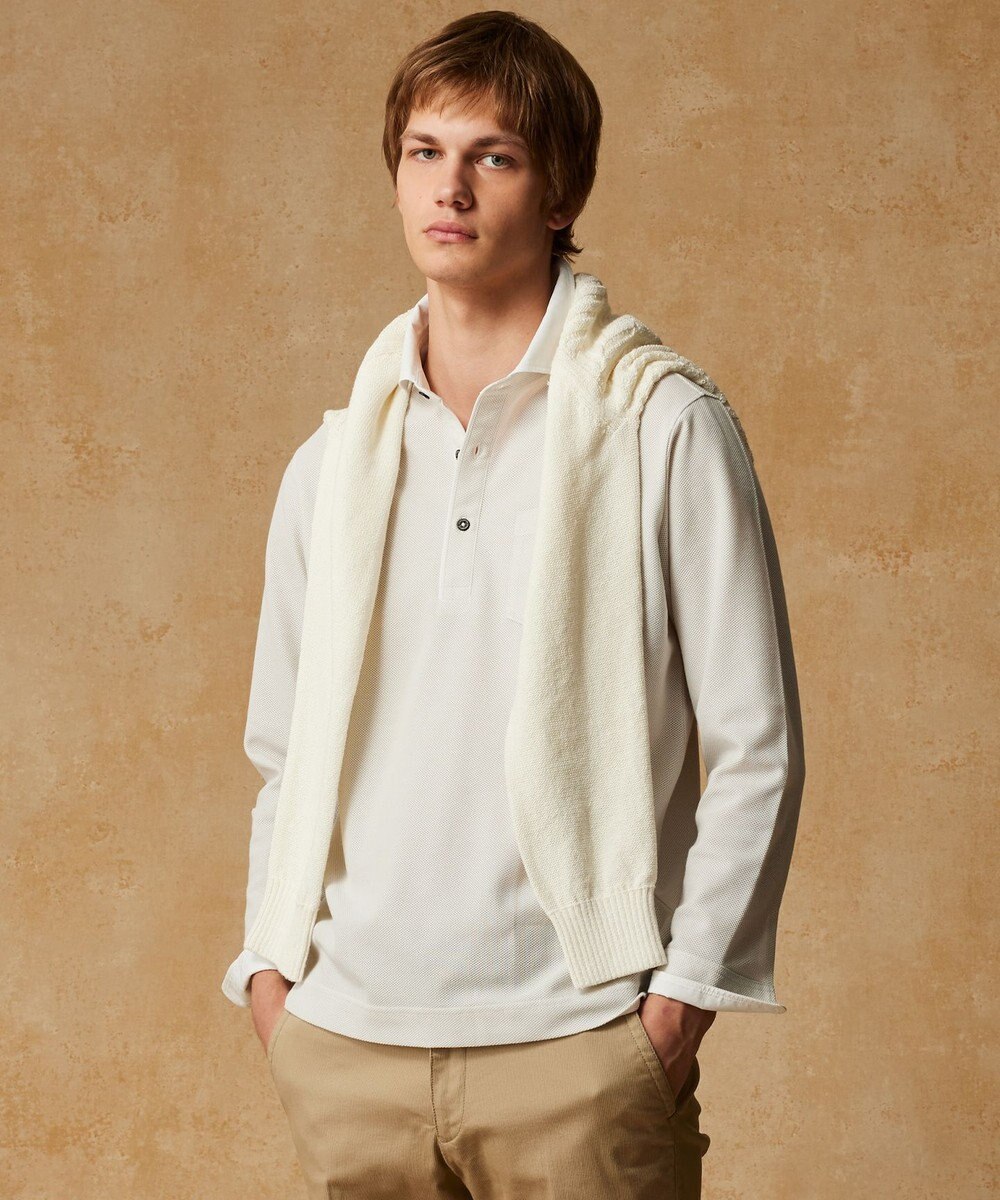 JOSEPH ABBOUD 【キングサイズ・25SS・オーガニックコットン使用】ダディ ポロシャツ 