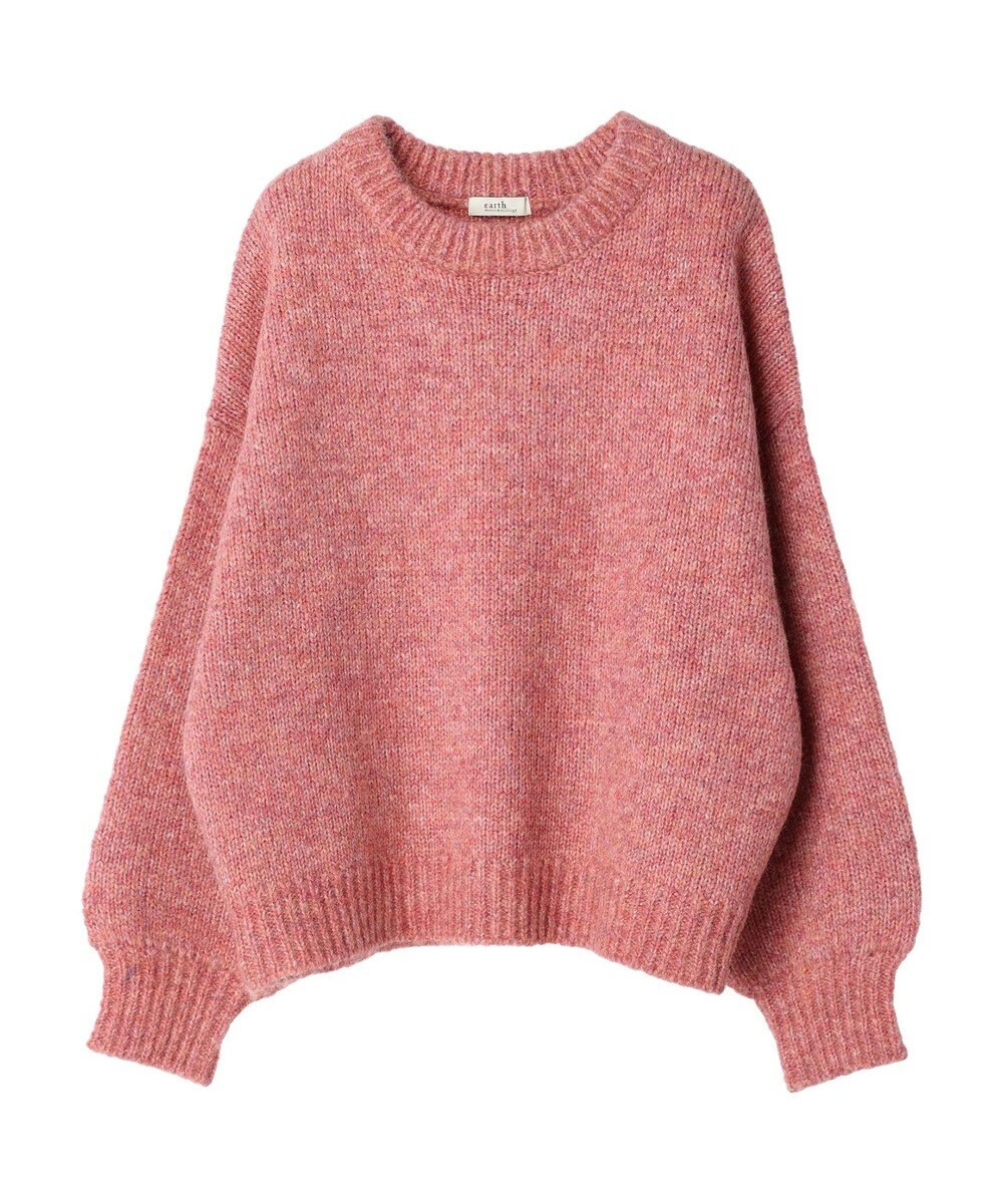 earth music&ecology ファンシーヤーンメランジプルオーバー 