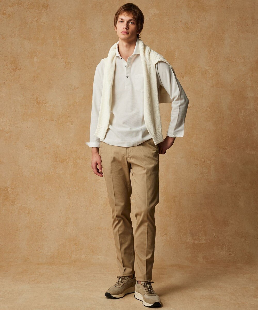 JOSEPH ABBOUD 【キングサイズ・25SS・オーガニックコットン使用】ダディ ポロシャツ 