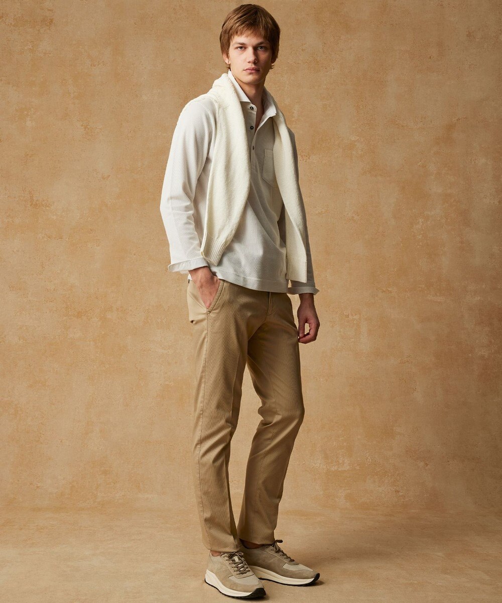 JOSEPH ABBOUD 【キングサイズ・25SS・オーガニックコットン使用】ダディ ポロシャツ 