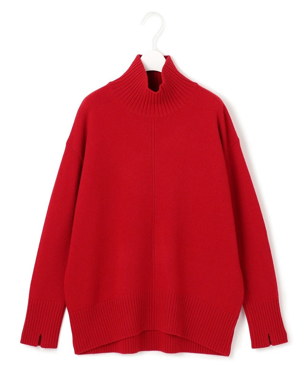 ICB 【洗える】ソフトカシミヤミックス ハイネックニット 