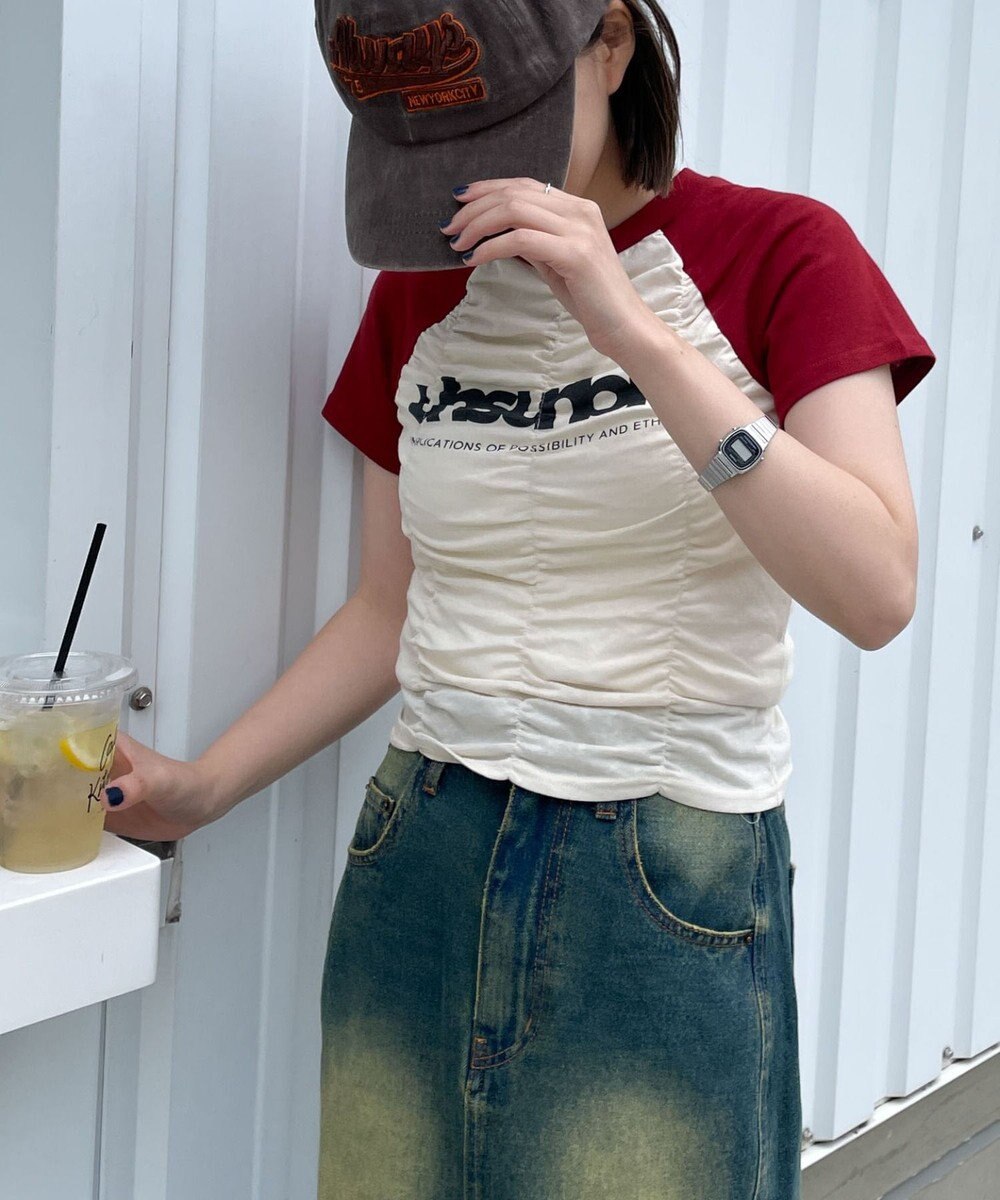 WEGO シャーリングラグラントップス 