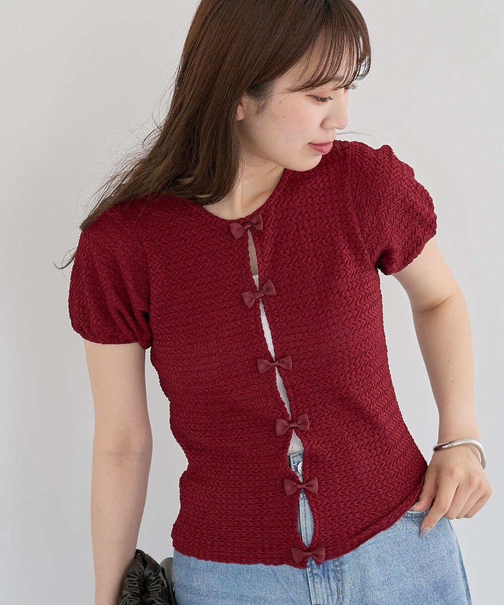 Green Parks ・ｓｗｉｎｇ　ｂｙ　フロントリボンプルオーバー 