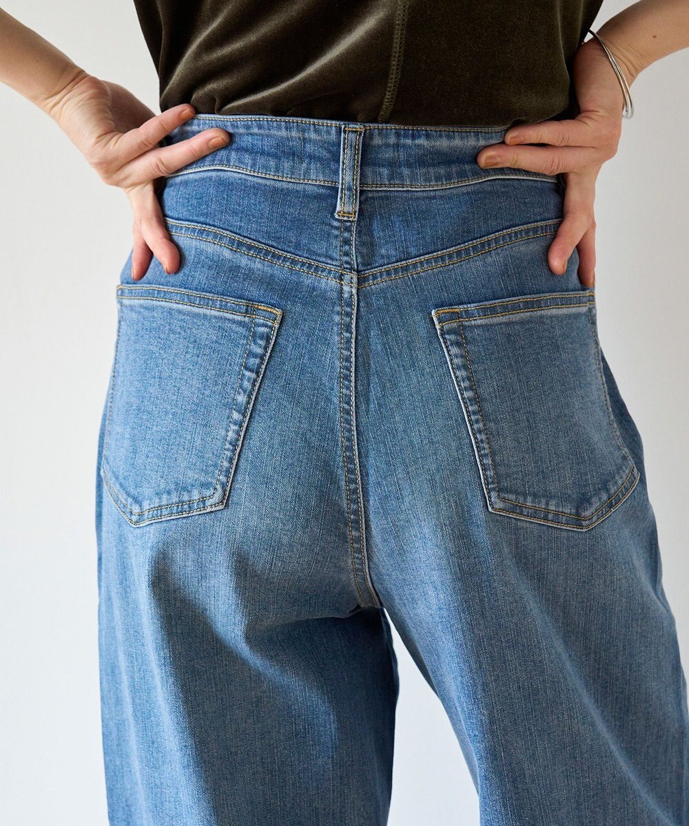 UNFILO 【UNFILO DENIM】撥水 カーブワイドデニム 