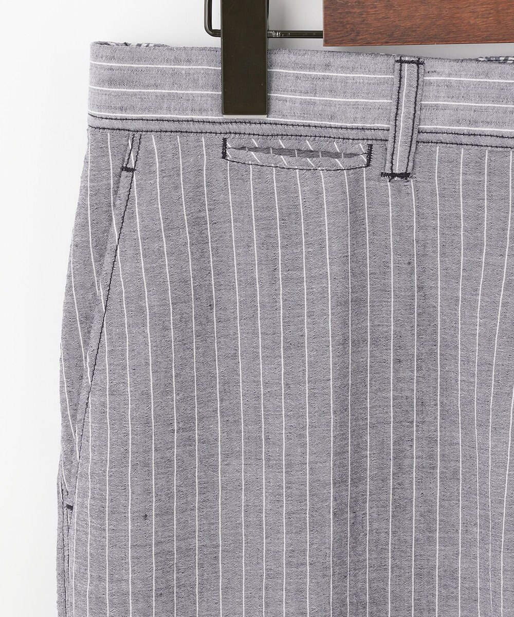 JOSEPH ABBOUD 【キングサイズ・オーガニックコットン】ドライサッカーストライプ　パンツ 