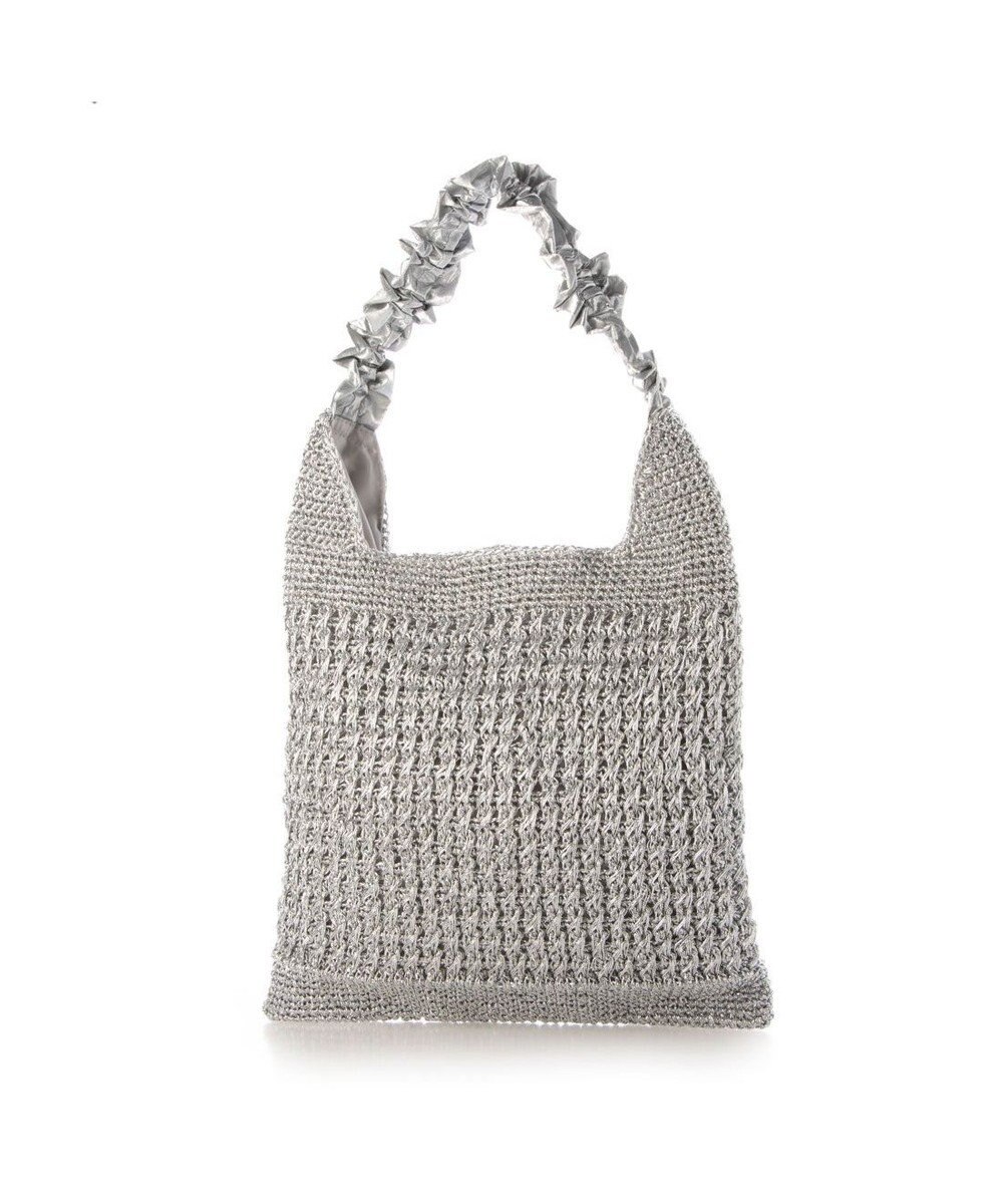 UNBILLION カシュカシュ cachecache / メタリックコードフリルハンドルトート 