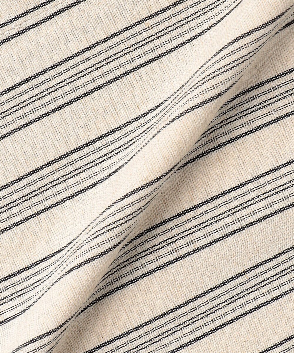 J.PRESS YORK STREET 【WOMEN】リネンストライプ ノースリーブ ワンピース 