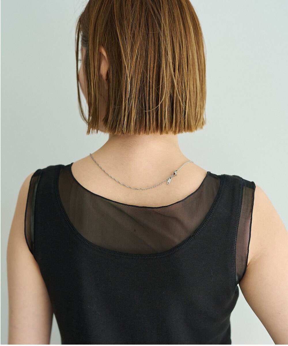 YECCA VECCA チュールMIXリブインナー 