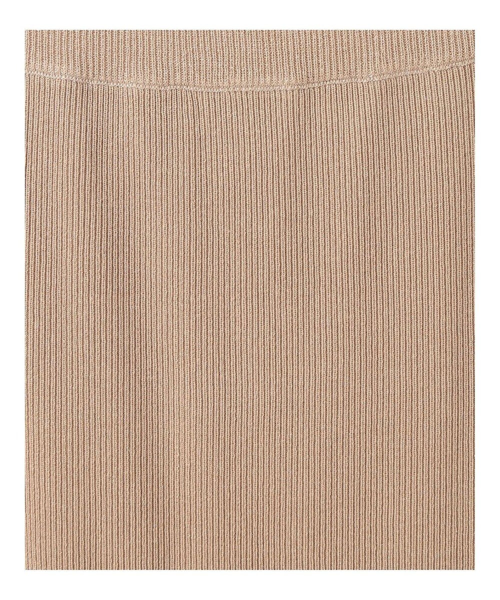 YECCA VECCA ティアードフリルラメニットスカート 