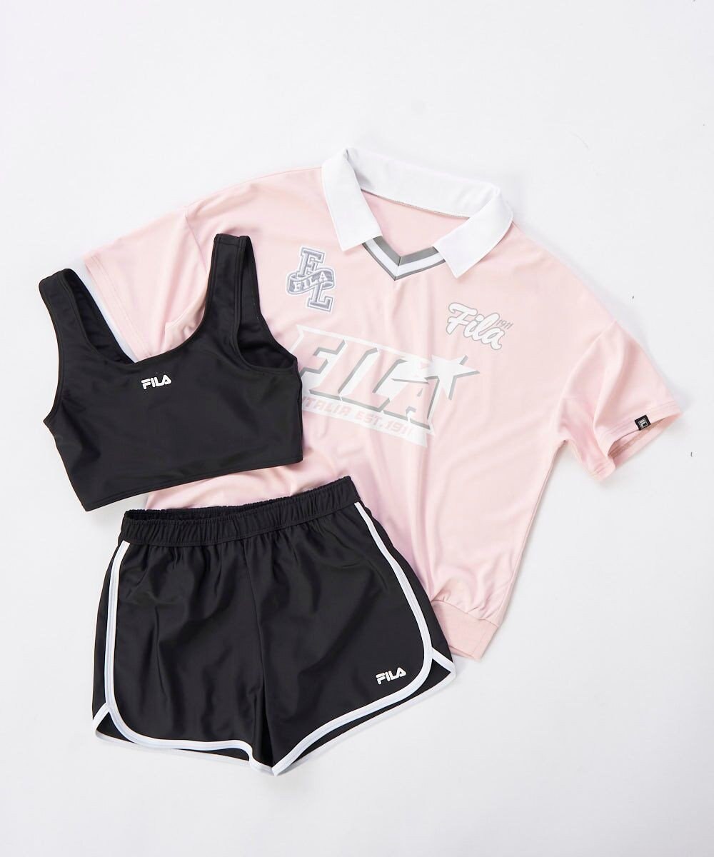OP／FILA 【FILA】襟付きTシャツ付き３点セット水着 