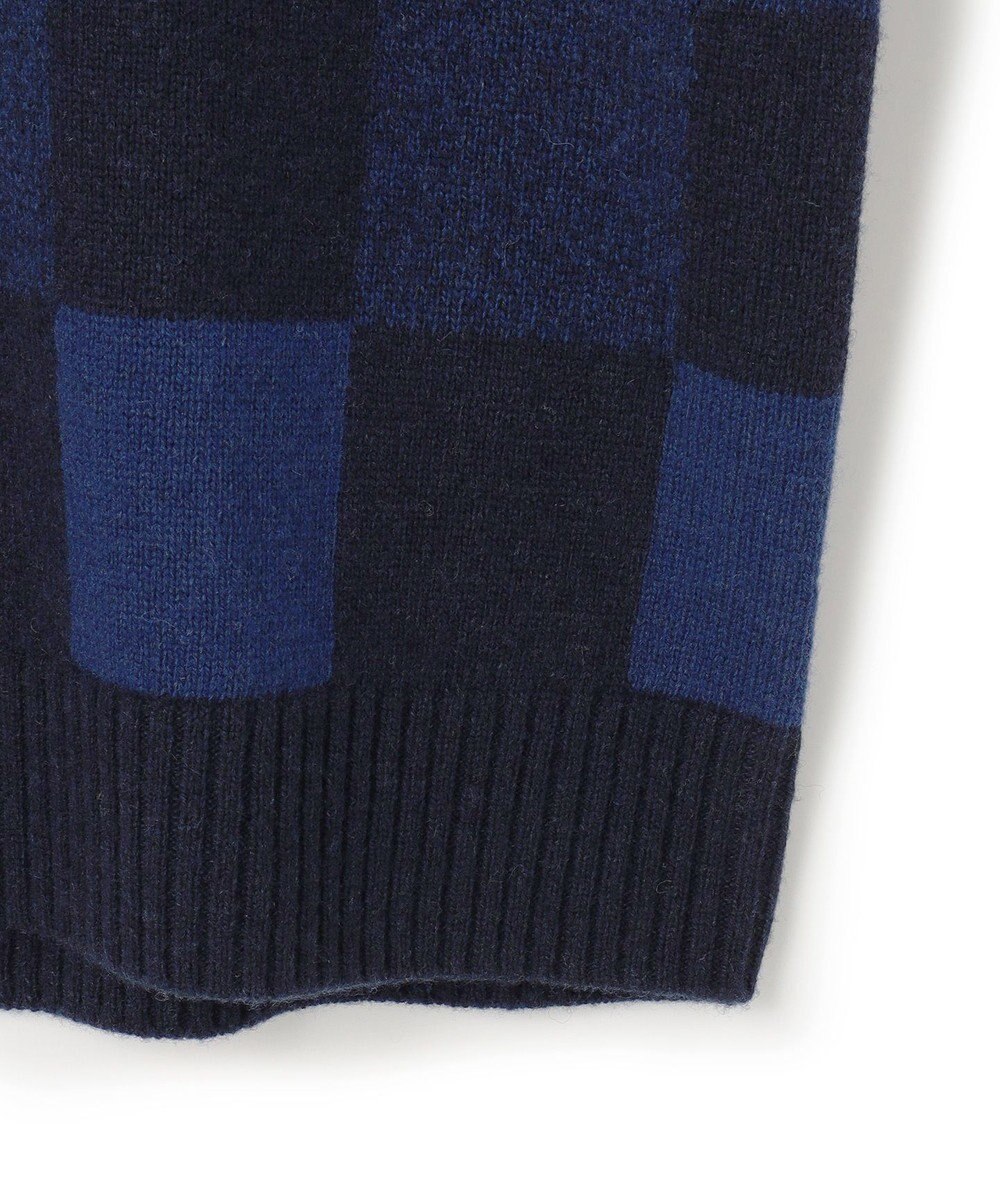 J.PRESS MEN 【Cash Lamb’s Wool】クレイジーパターンニット / クルー 
