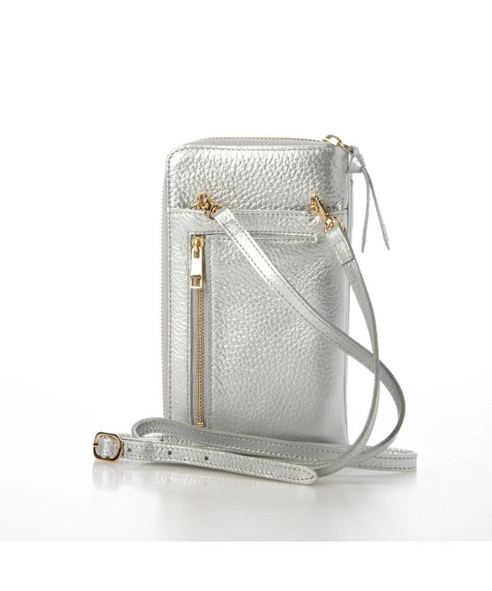 UNBILLION ペルケ perche / 牛革シュリンクタイプモバイルウォレットショルダー　旧8660 