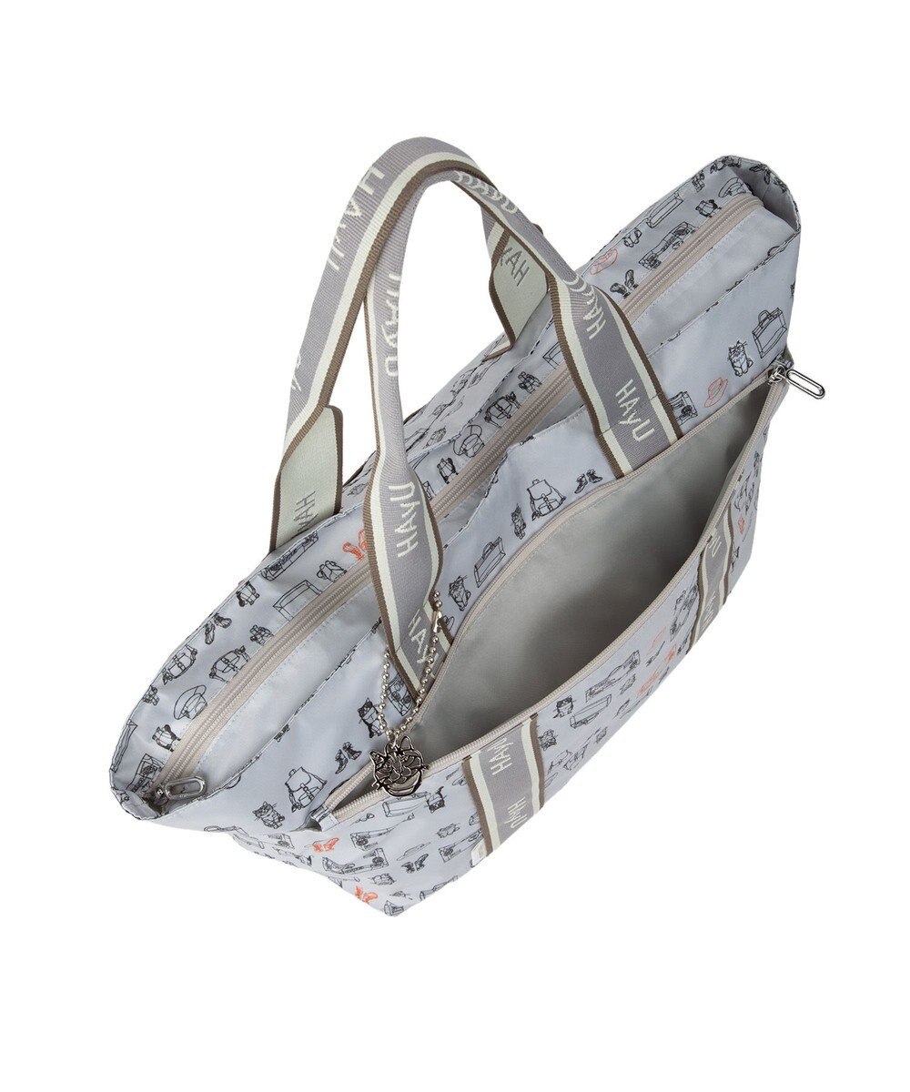 ACE BAGS & LUGGAGE HAyU × ace.  フォールディング 折り畳みトートバッグ 猫柄 30L 17862 