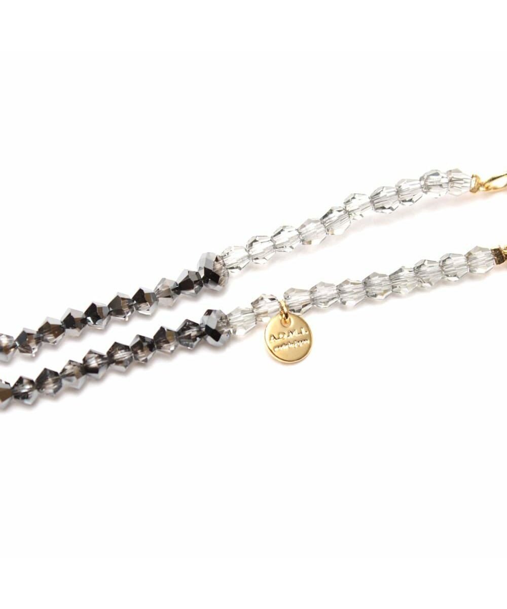 A.D.M.J. 【ネックレスとしても】スワロフスキー(R)・クリスタル/グラスコード 