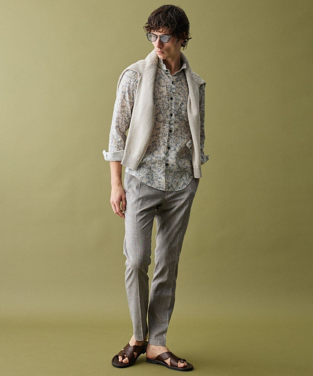 JOSEPH ABBOUD 【ウエストも伸びる!/清涼/ストレッチ】スラブストレッチ パンツ 