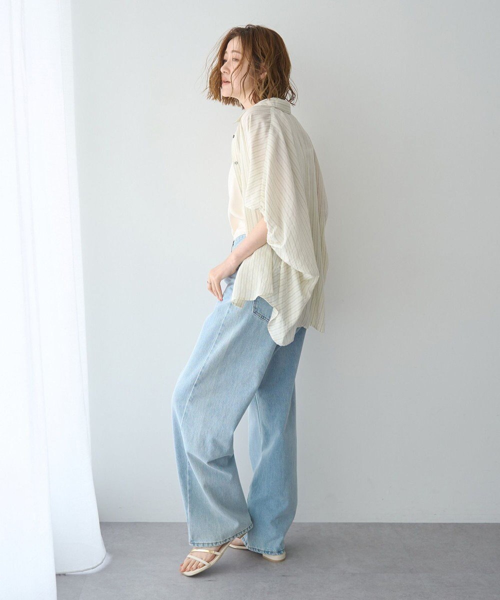 YECCA VECCA ストライプ柄シャツ 