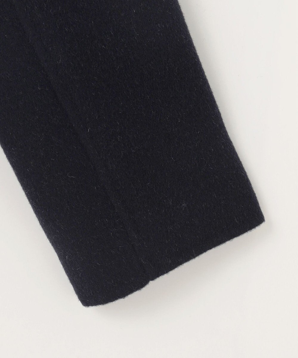 J.PRESS LADIES 【リバーシブル】ウールナイロンリバーチェック スタンドカラー コート 