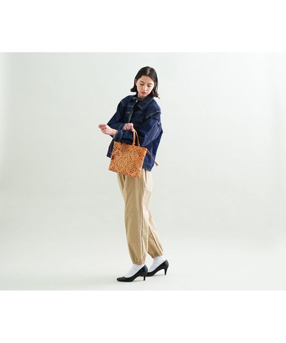 genten サスカットバスケット手提げバッグ＜M＞ 