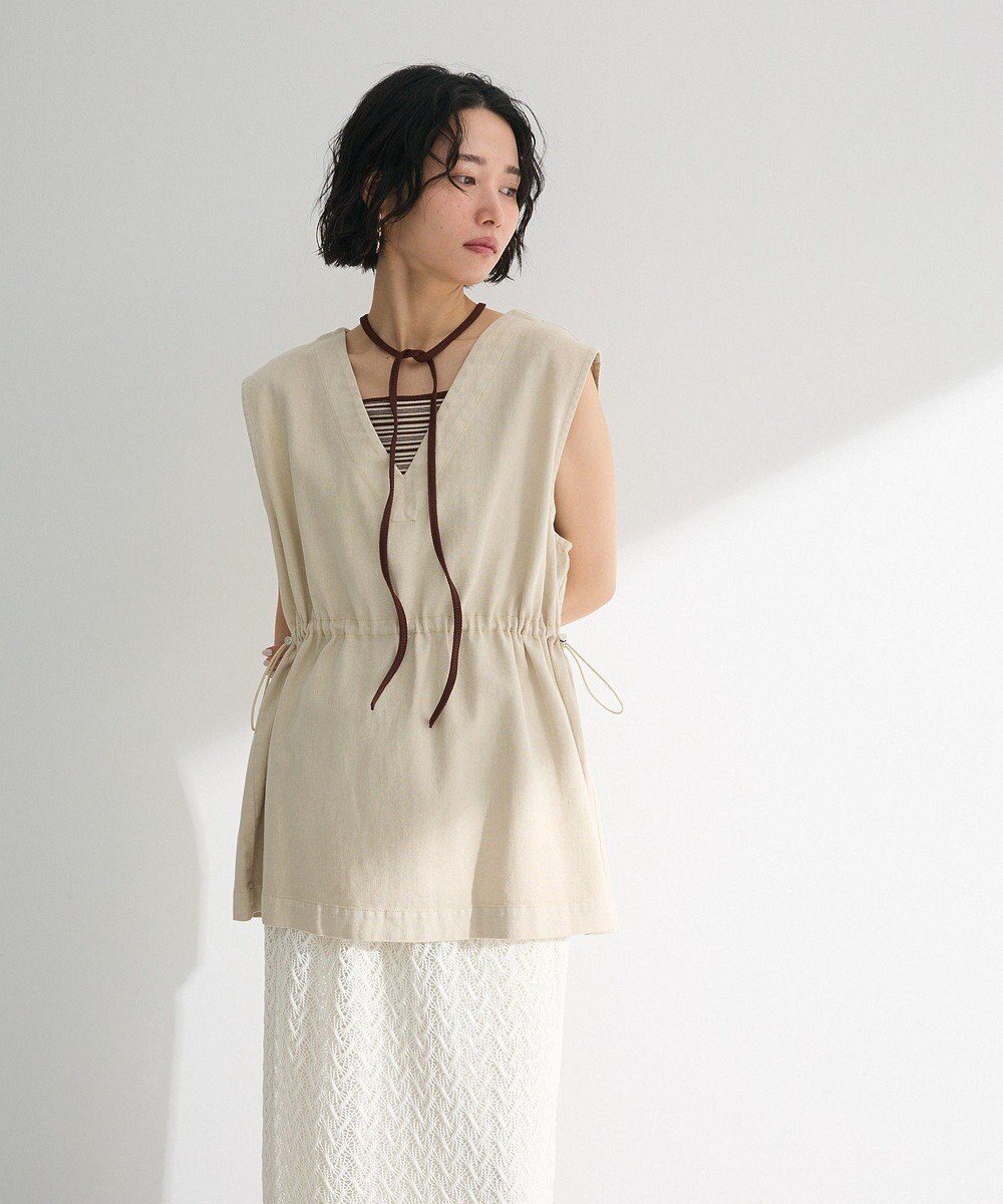 Green Parks チョーカー付きタンクトップ 