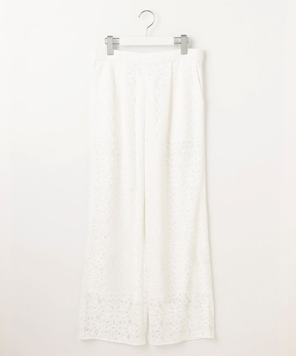 自由区 【カタログ掲載・洗える】フラワータイルレース パンツ 