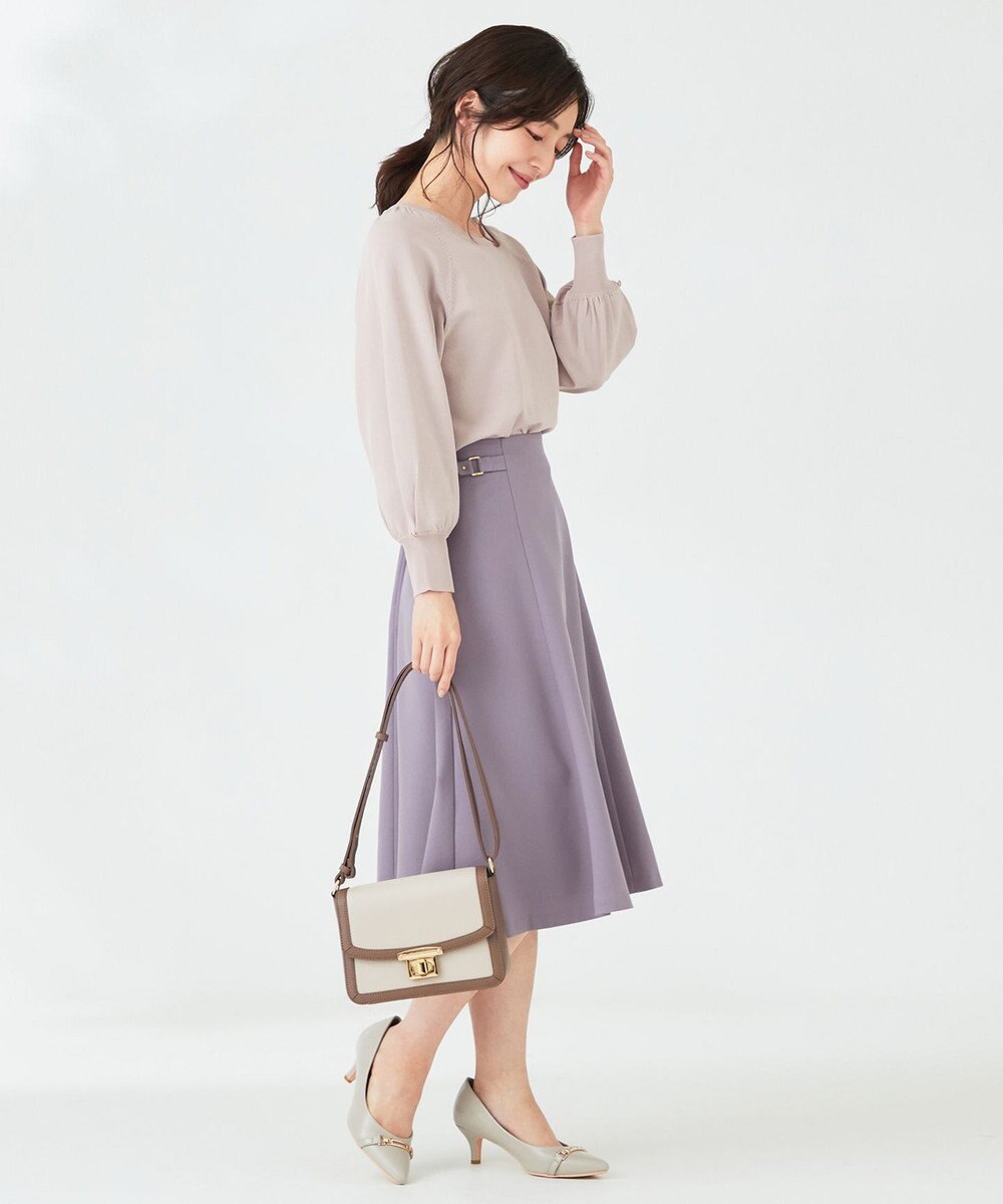 ANY SIS 【洗える】タックポイント ニット 