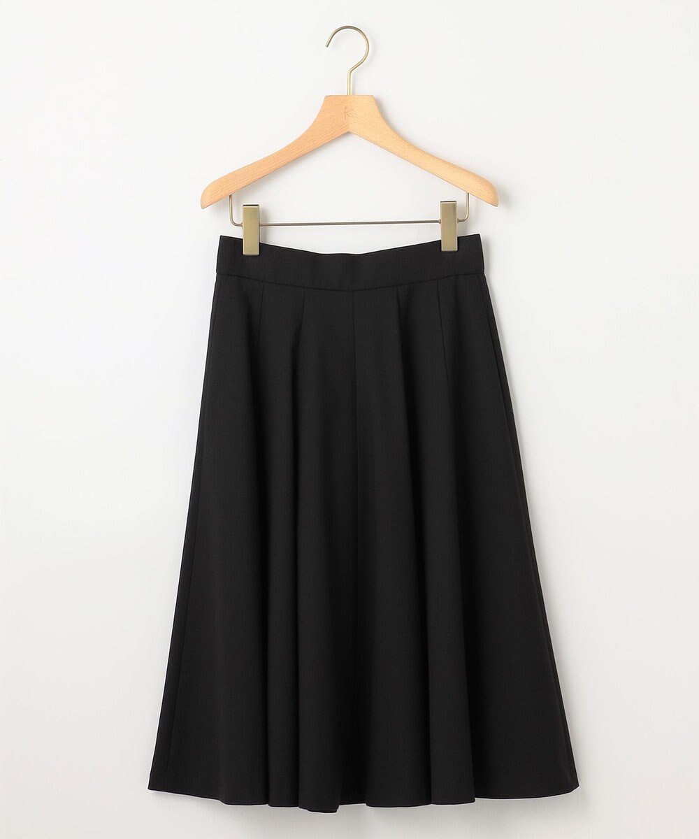 組曲 【WEB限定カラーあり】ウールライクストレッチ フレアスカート 