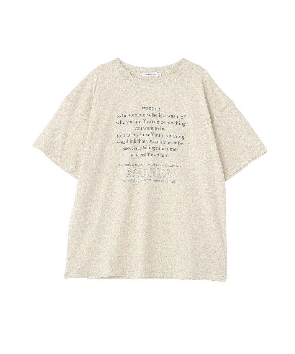 AMERICAN HOLIC メッセージロゴＴシャツ 