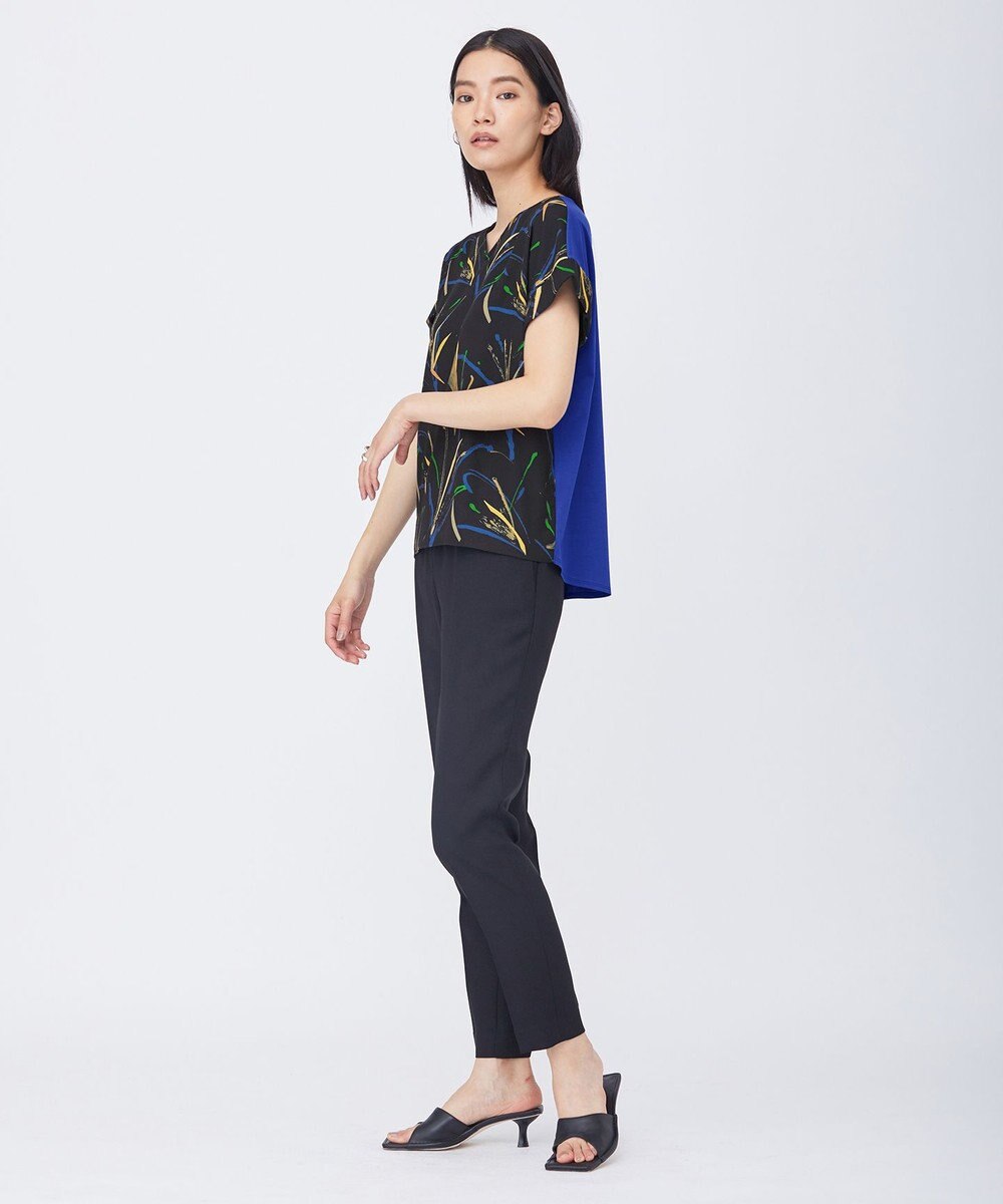 ICB L 【新色追加・洗える】 FluidBackSatin ドロストパンツ 