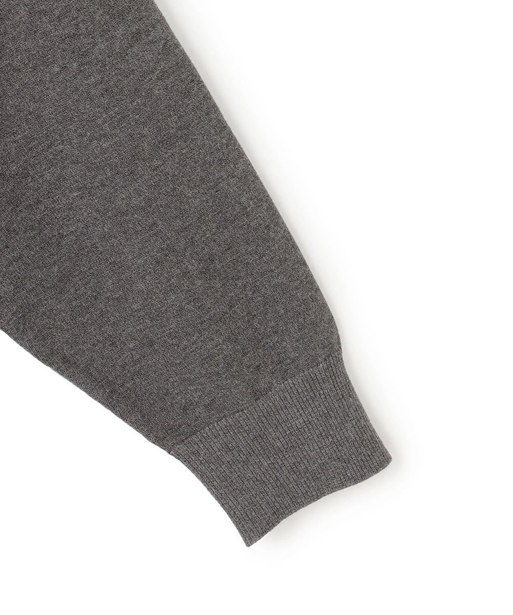 J.PRESS MEN 羽織るだけで整う大人の品格【ストレッチ / イージーケア】【FLEX YARN】ケーブルニット ブルゾンライク カーディガン 