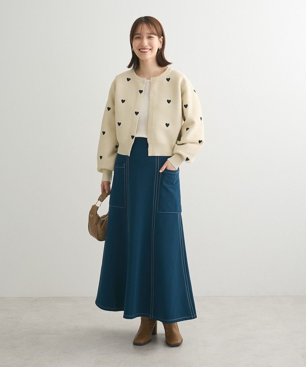 Green Parks ・ＥＬＥＮＣＡＲＥ　ＤＵＥ　カラーｓｔフレアスカート 