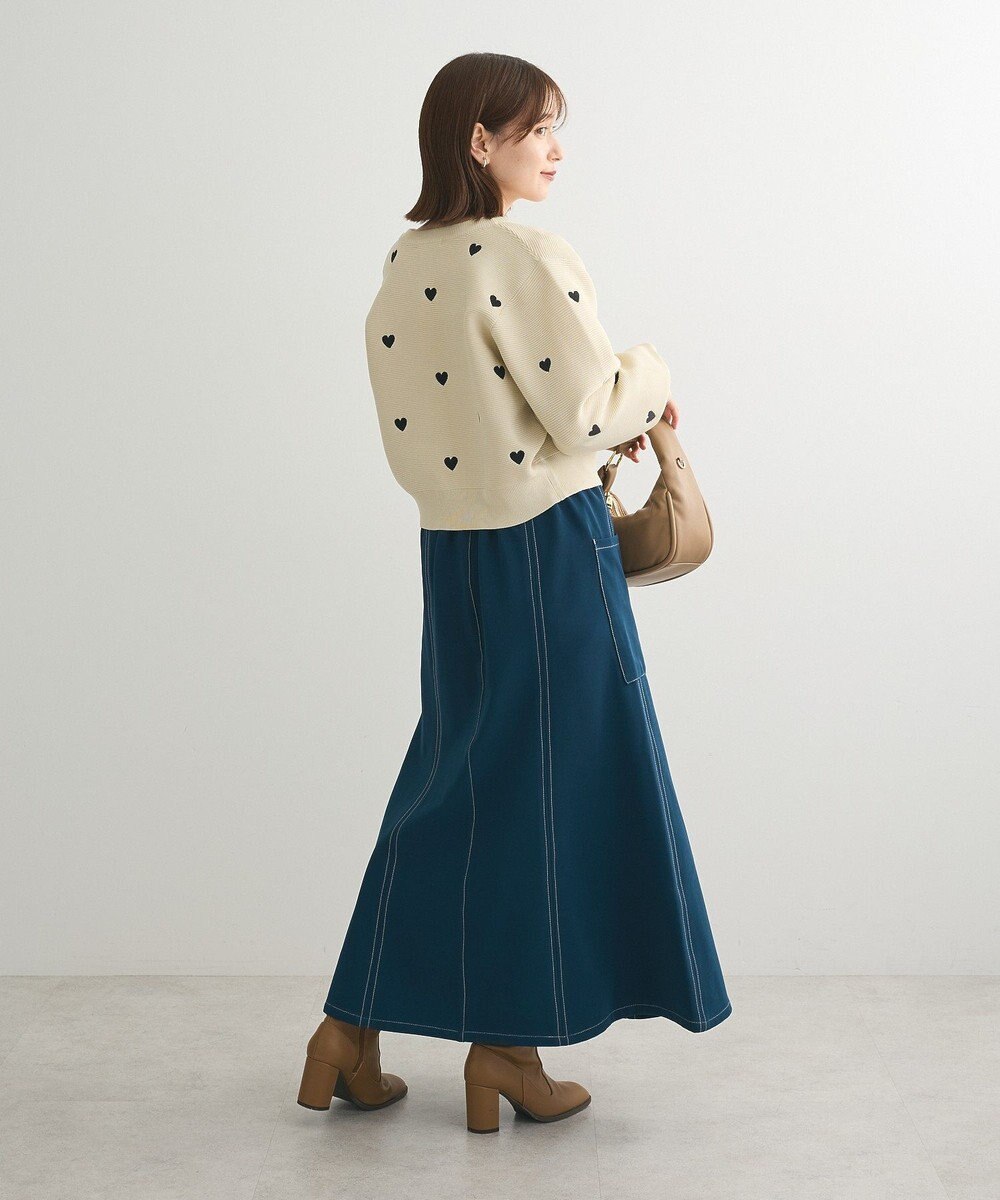 Green Parks ・ＥＬＥＮＣＡＲＥ　ＤＵＥ　カラーｓｔフレアスカート 