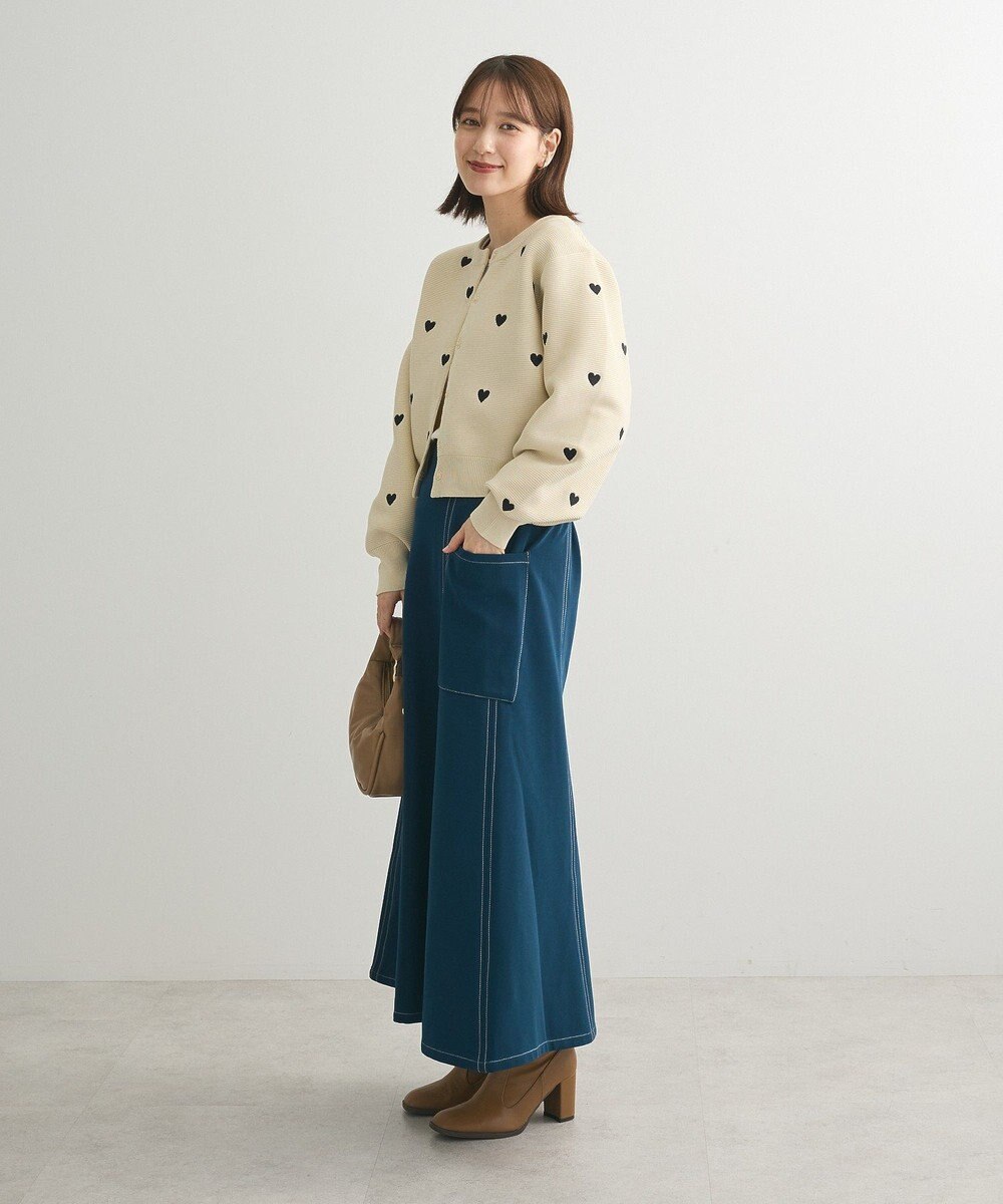 Green Parks ・ＥＬＥＮＣＡＲＥ　ＤＵＥ　カラーｓｔフレアスカート 