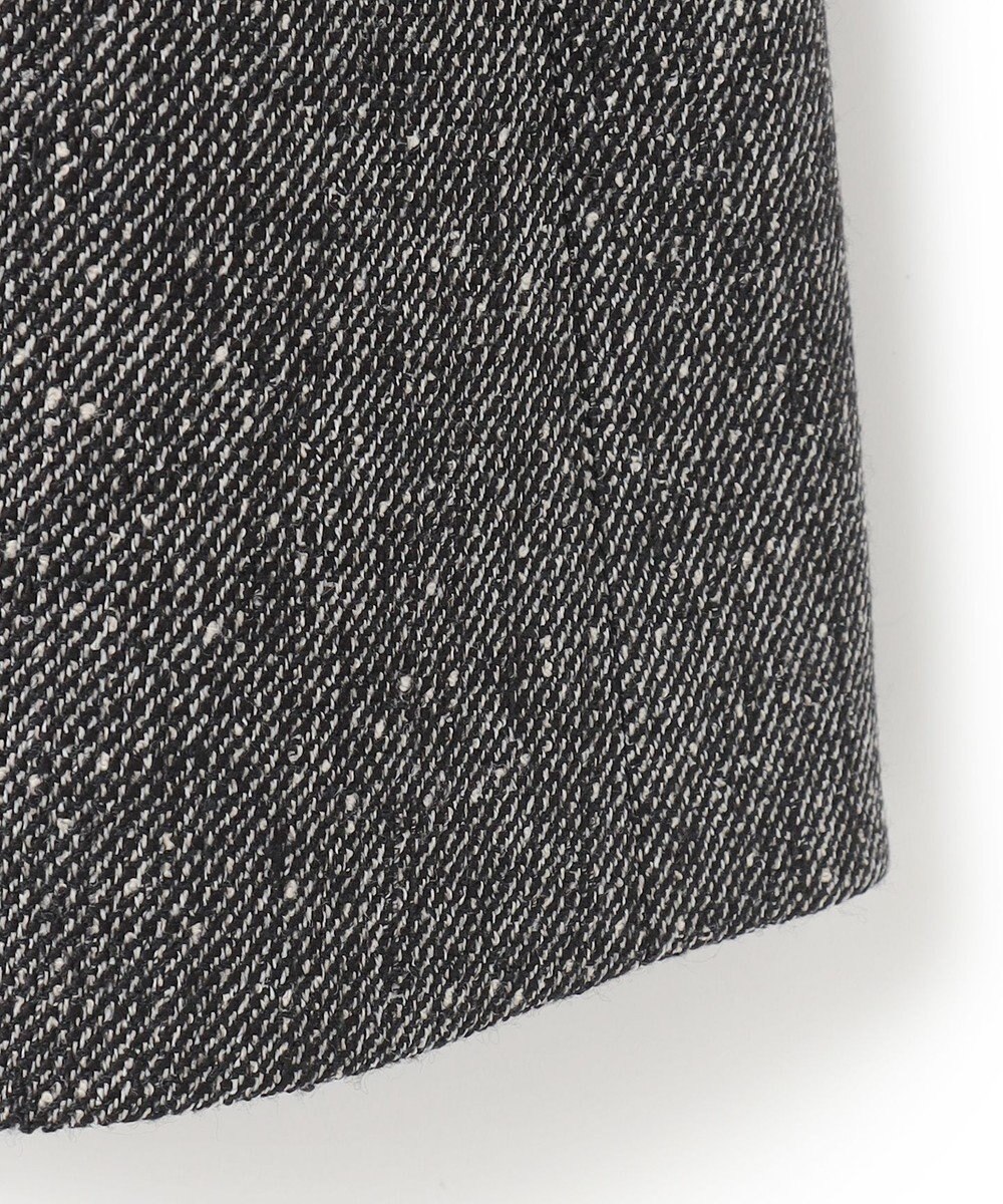 ICB ミックスヤーンツイード ノーカラージャケット 