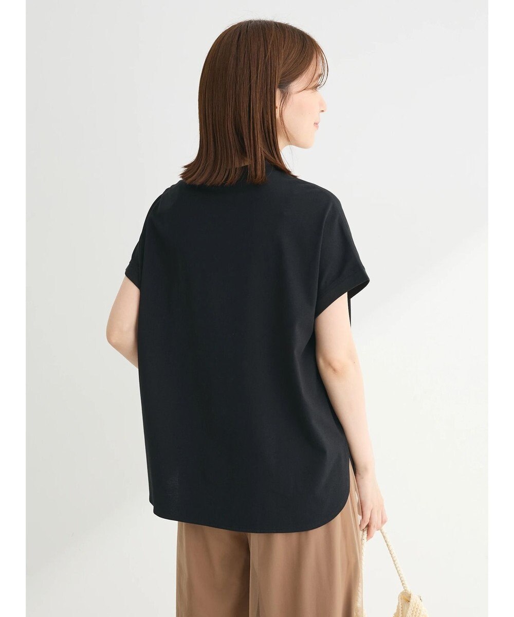 Green Parks 汗染み防止フレンチスリーブロゴＴシャツ 