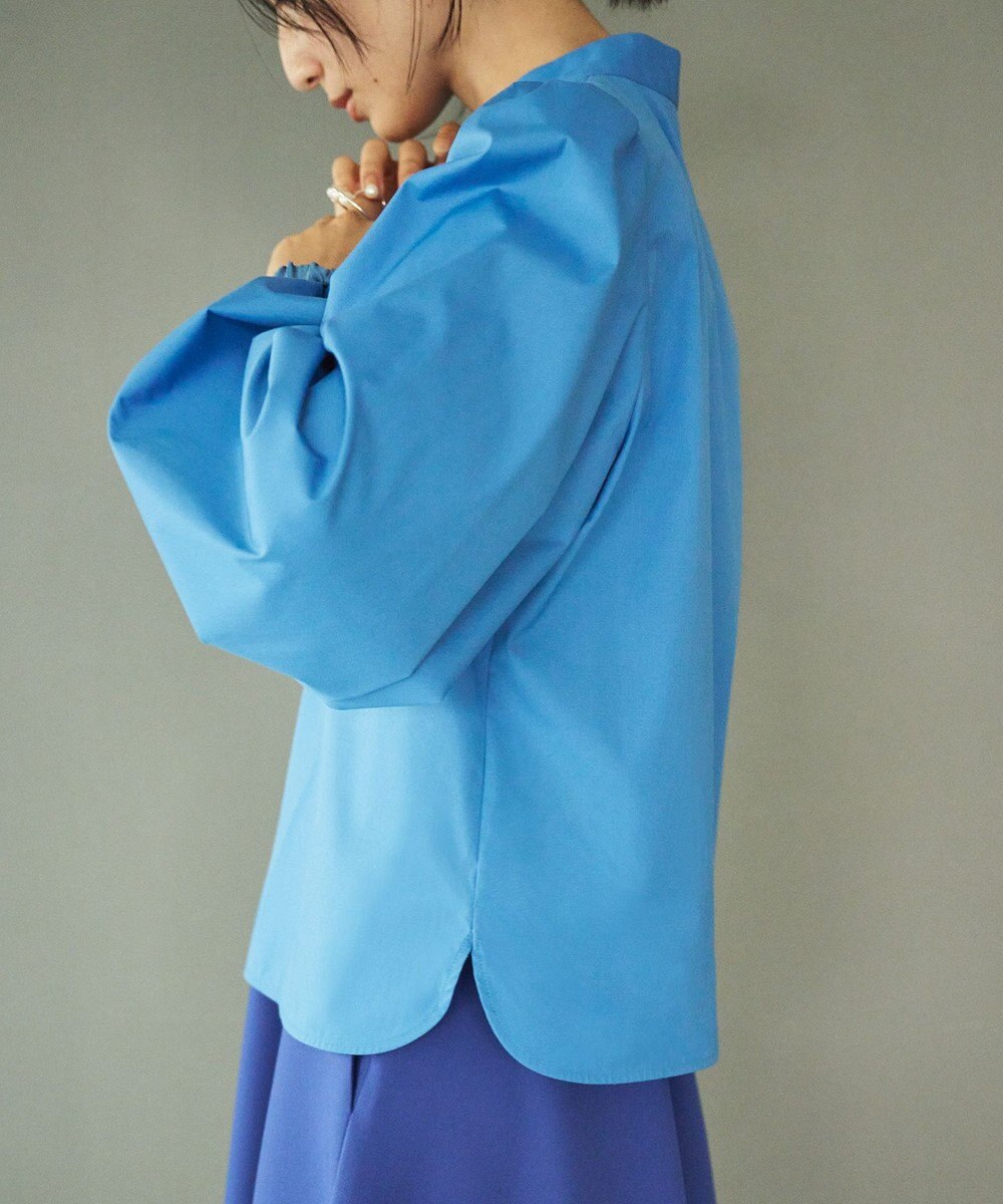 #Newans 【洗濯機可能】ウェイビービブデザインブラウス 