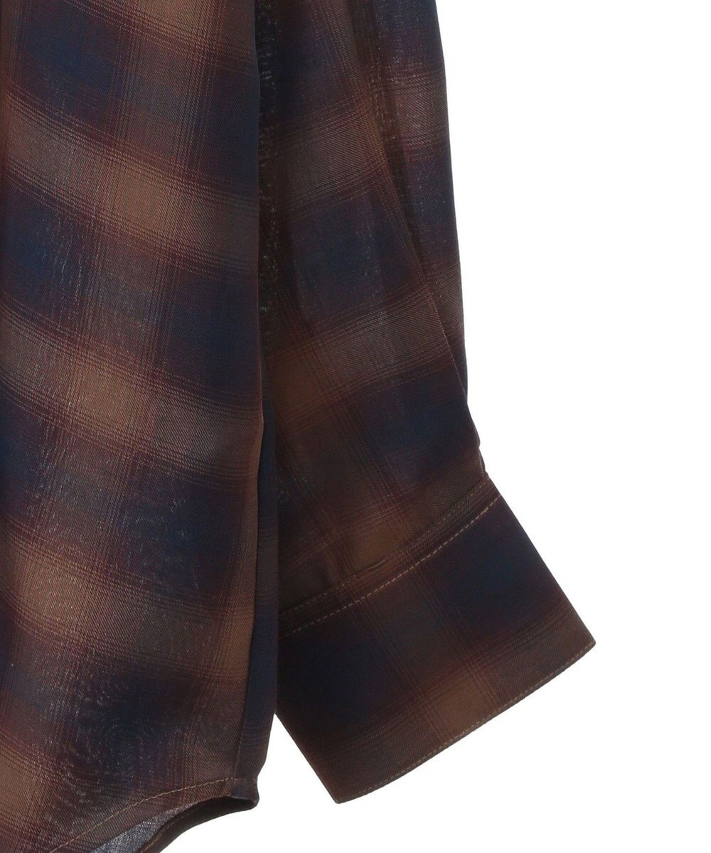 Green Parks オンブレーチェックライトシャツ 