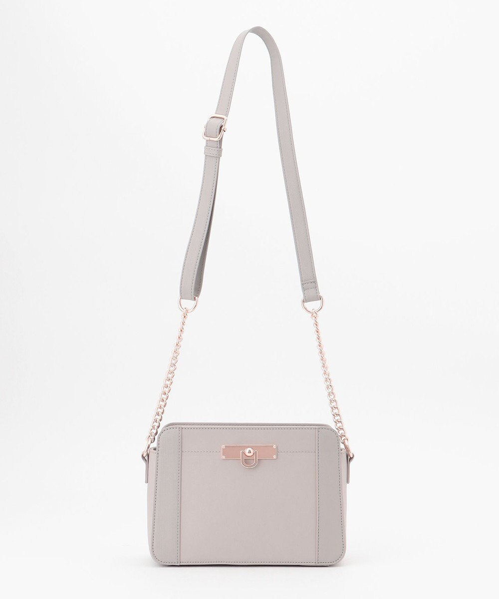 ANY SIS 【美人百花7月号掲載】スクエアライン ショルダーバッグ 