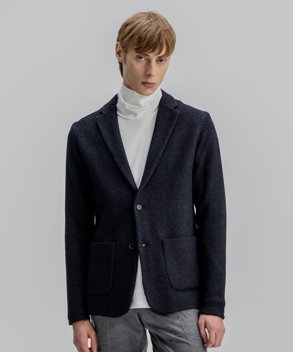 JOSEPH HOMME ストロータックステッチ　ニットジャケット 