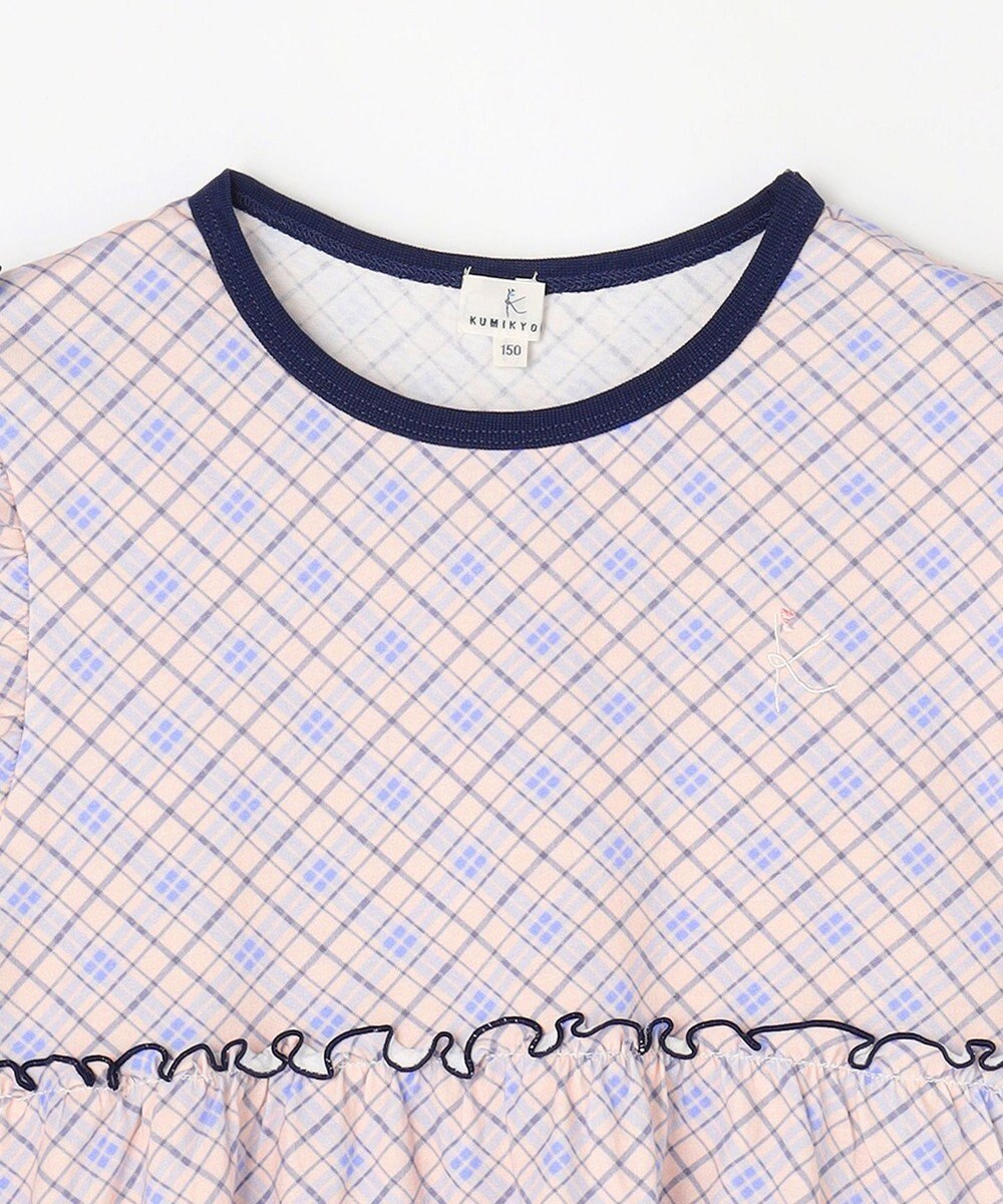 組曲 KIDS 【150-160㎝】 サマーチェックチュニック 