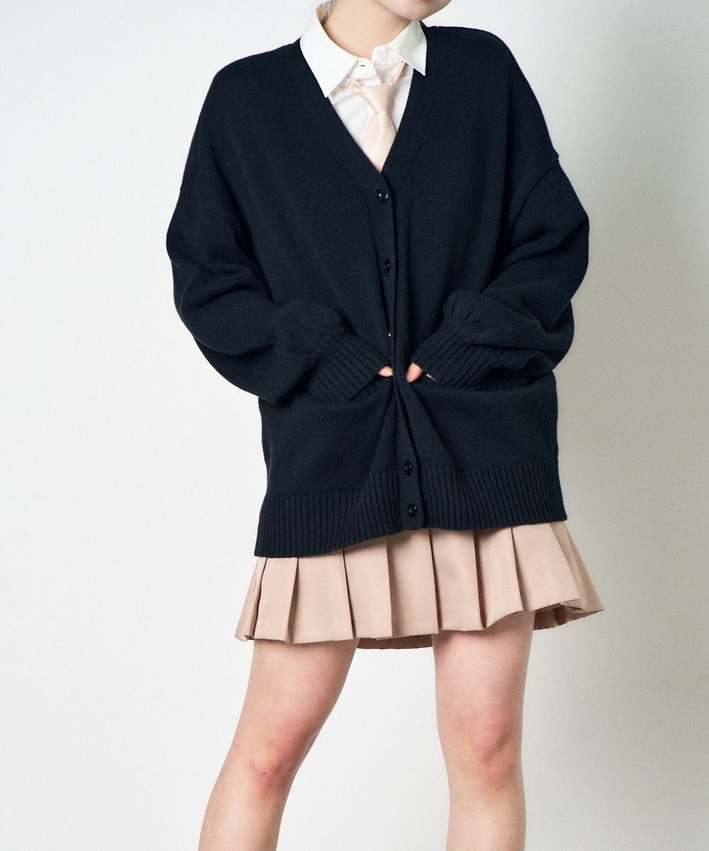WEGO 【SCHOOL ITEM】ニットカーディガン 