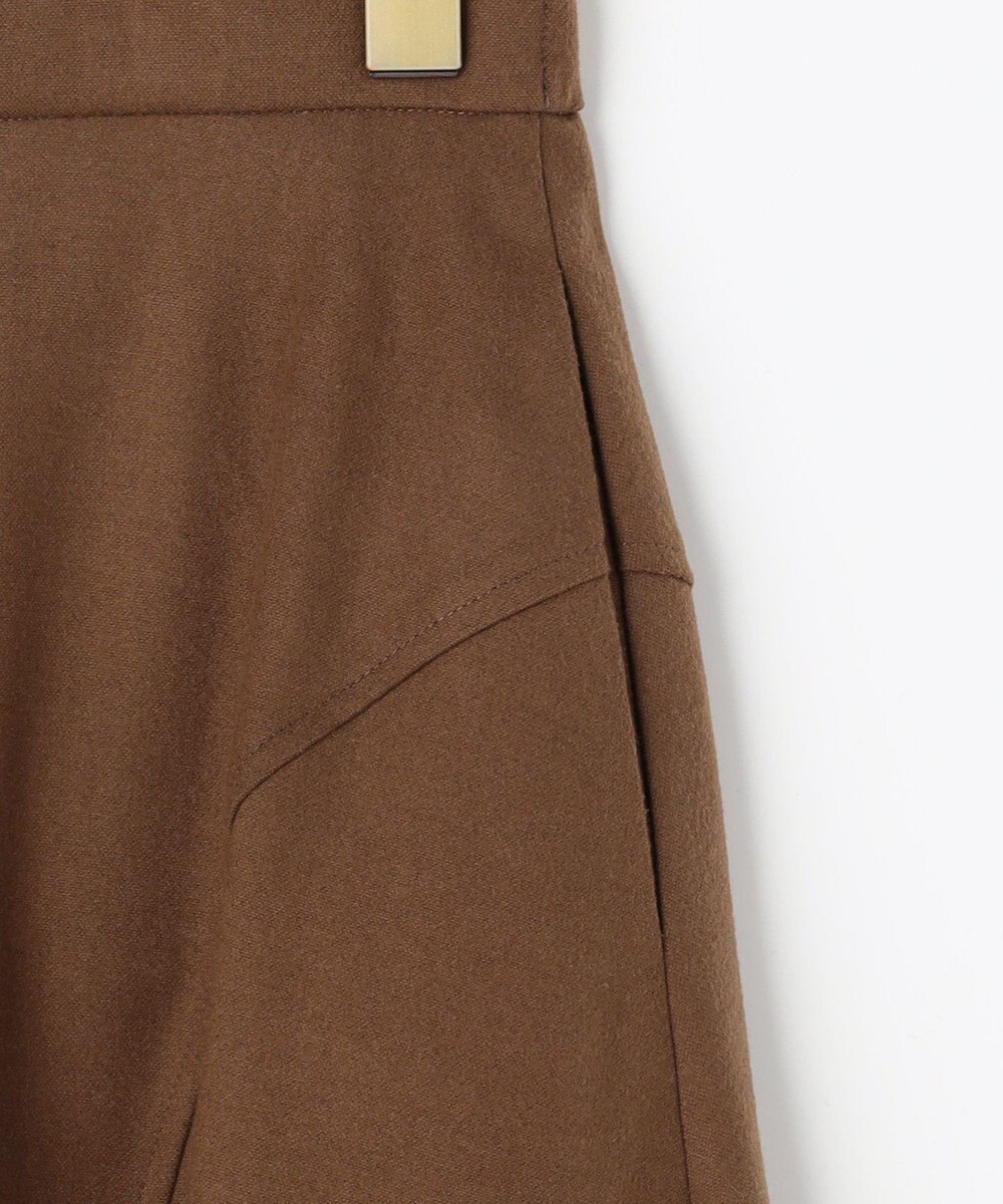 組曲 ツイル起毛フレア スカート 