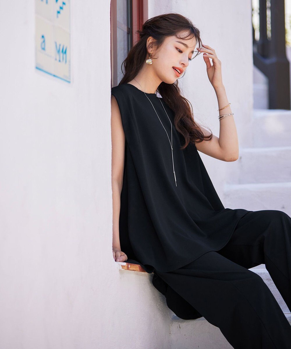 Tiaclasse 【洗える】カットツイルセットアップ（2点セット） 