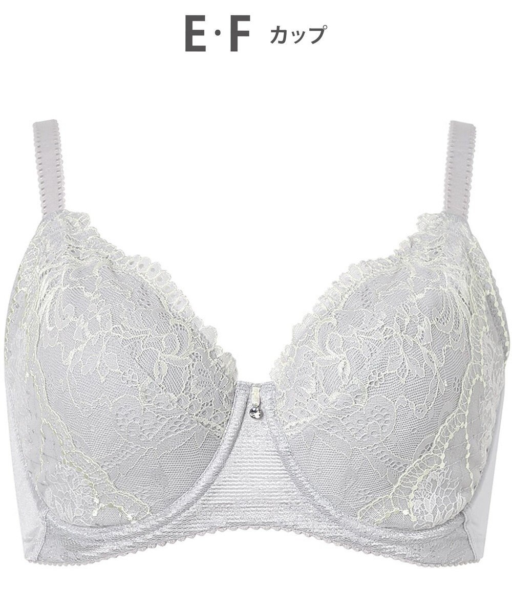 Wing ブラジャー Wing Lesiage バストを小さく見せる 脇すっきり フルカップブラ 【6000シリーズ】 小さく見せるブラ PB6001 ウイング／ワコール 