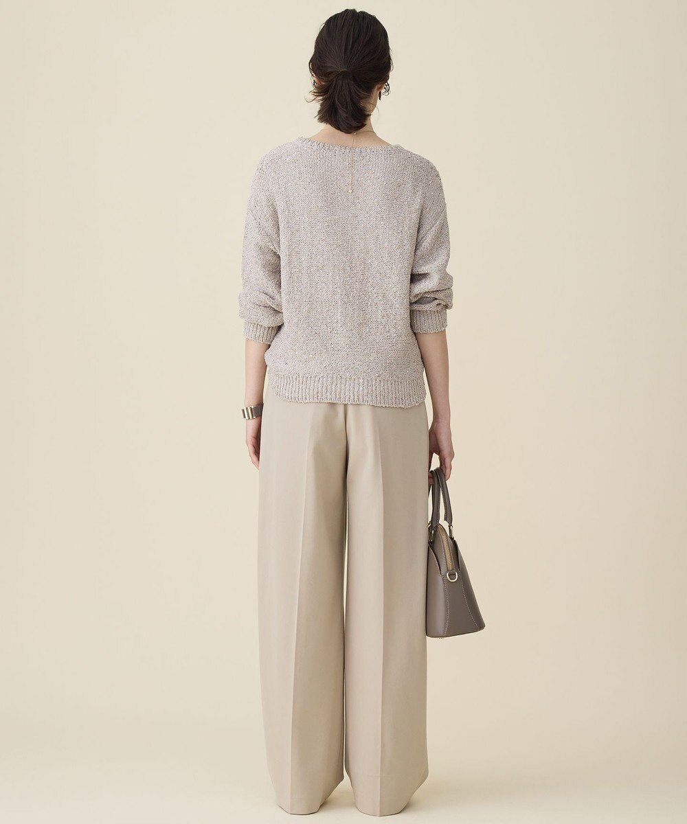 自由区 L ラメノットスパングル ニット 