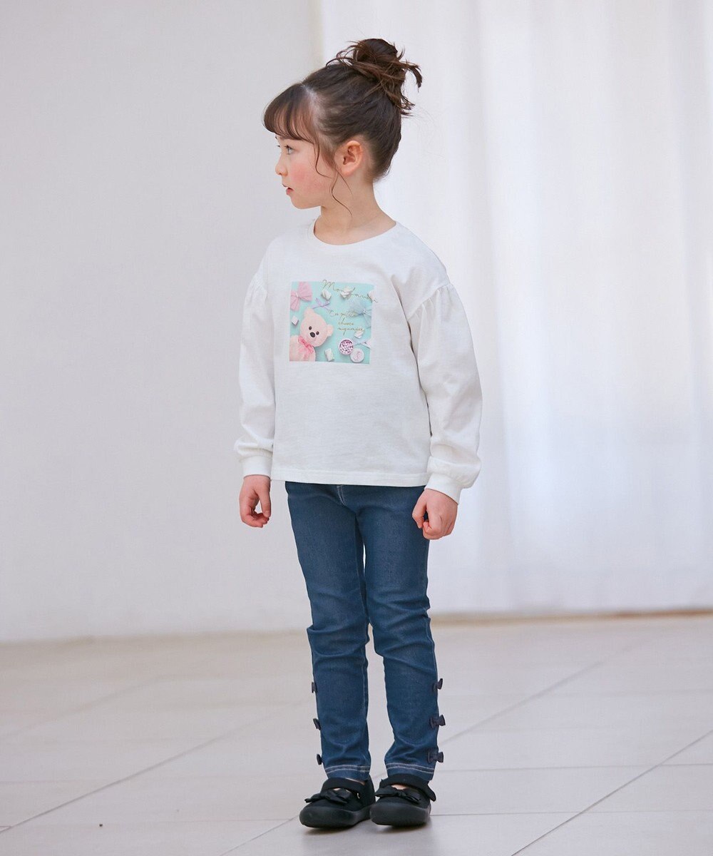 ANY KIDS フォトプリント 長袖 Ｔシャツ 