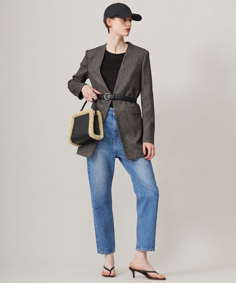 ICB 【CLASSY.1月号掲載】トリミングスクエア ショルダーバッグ 