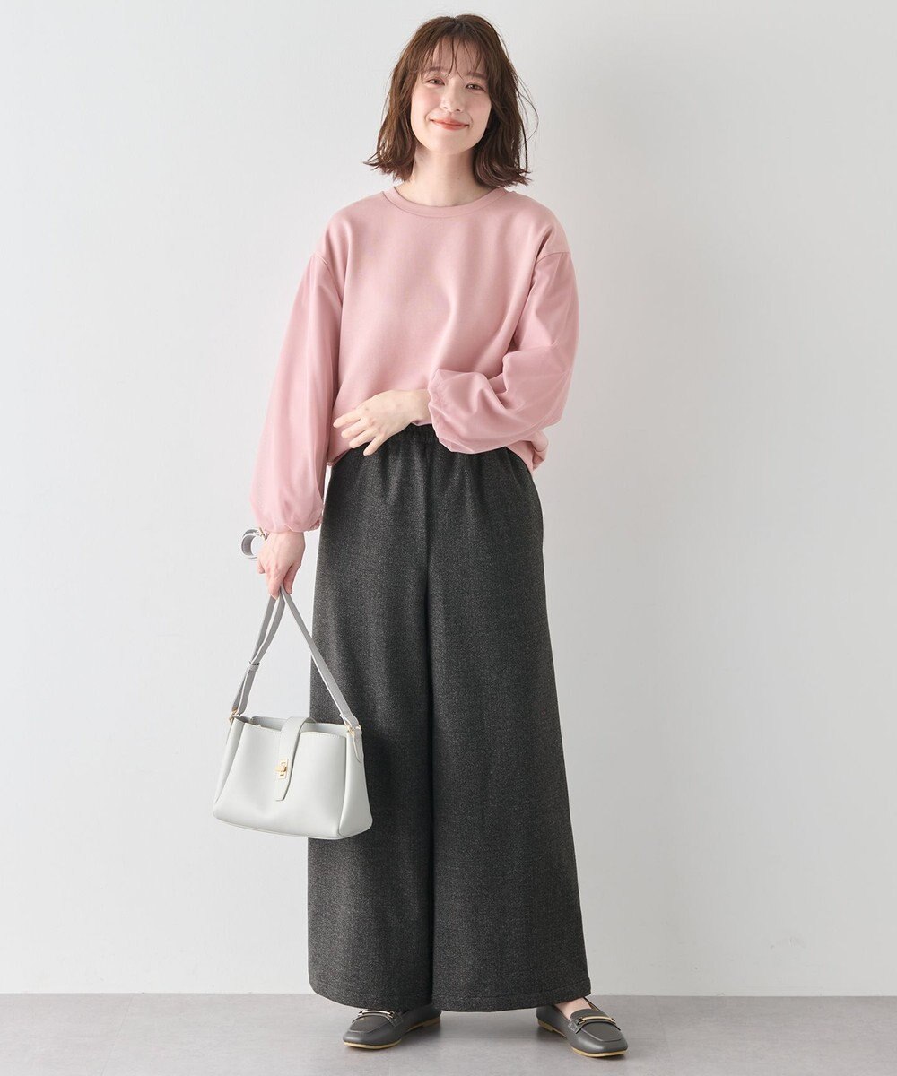 ANY L 【洗濯機可】チュールコンビダンボールプルオーバー 