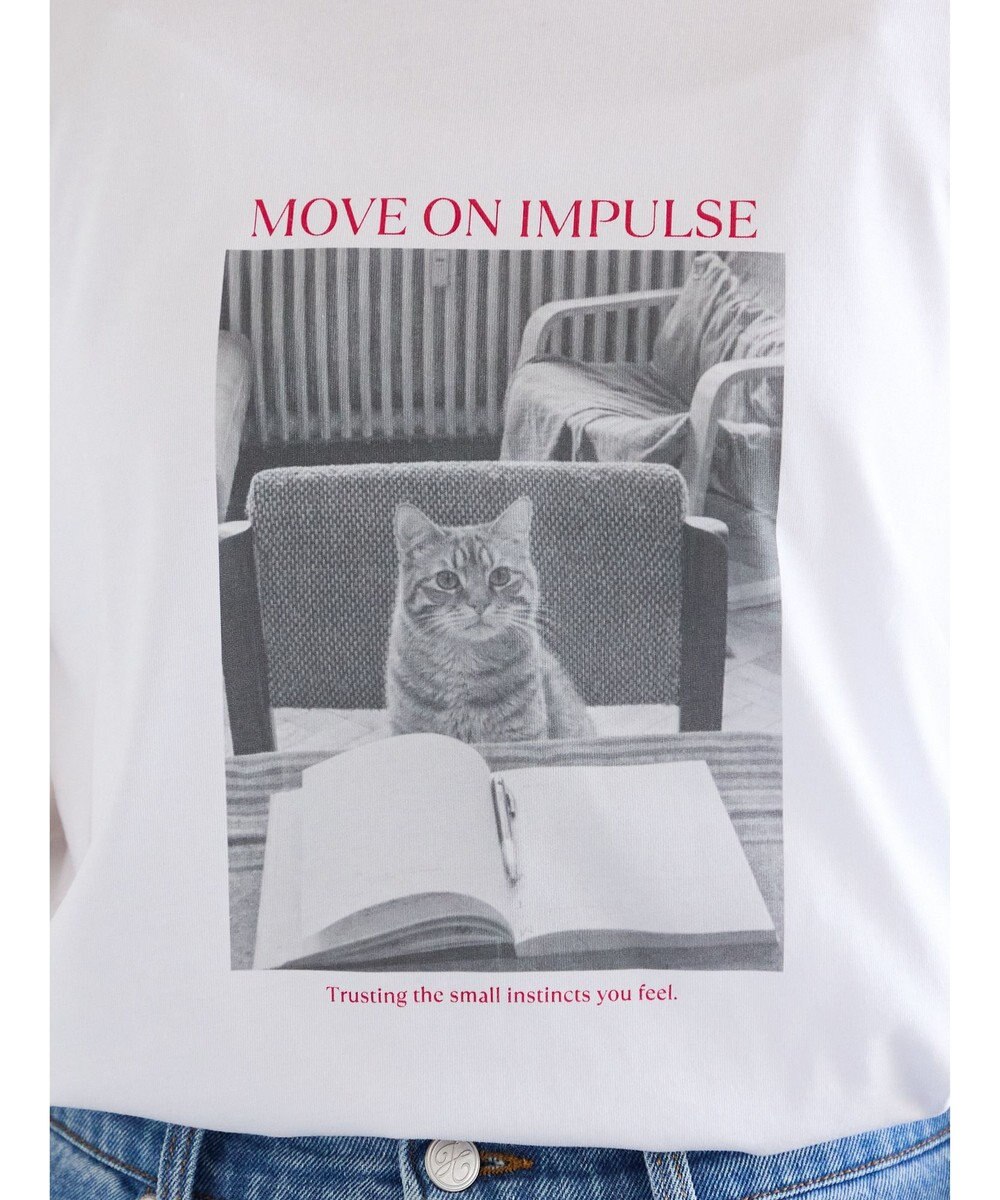 Te chichi アソートネコフォトスタンダードTシャツ 
