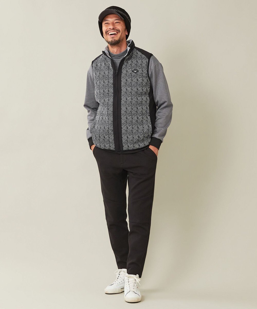 23区GOLF 名品パンツ【23Fondation/MEN】ダンボールニット ジョガーパンツ 