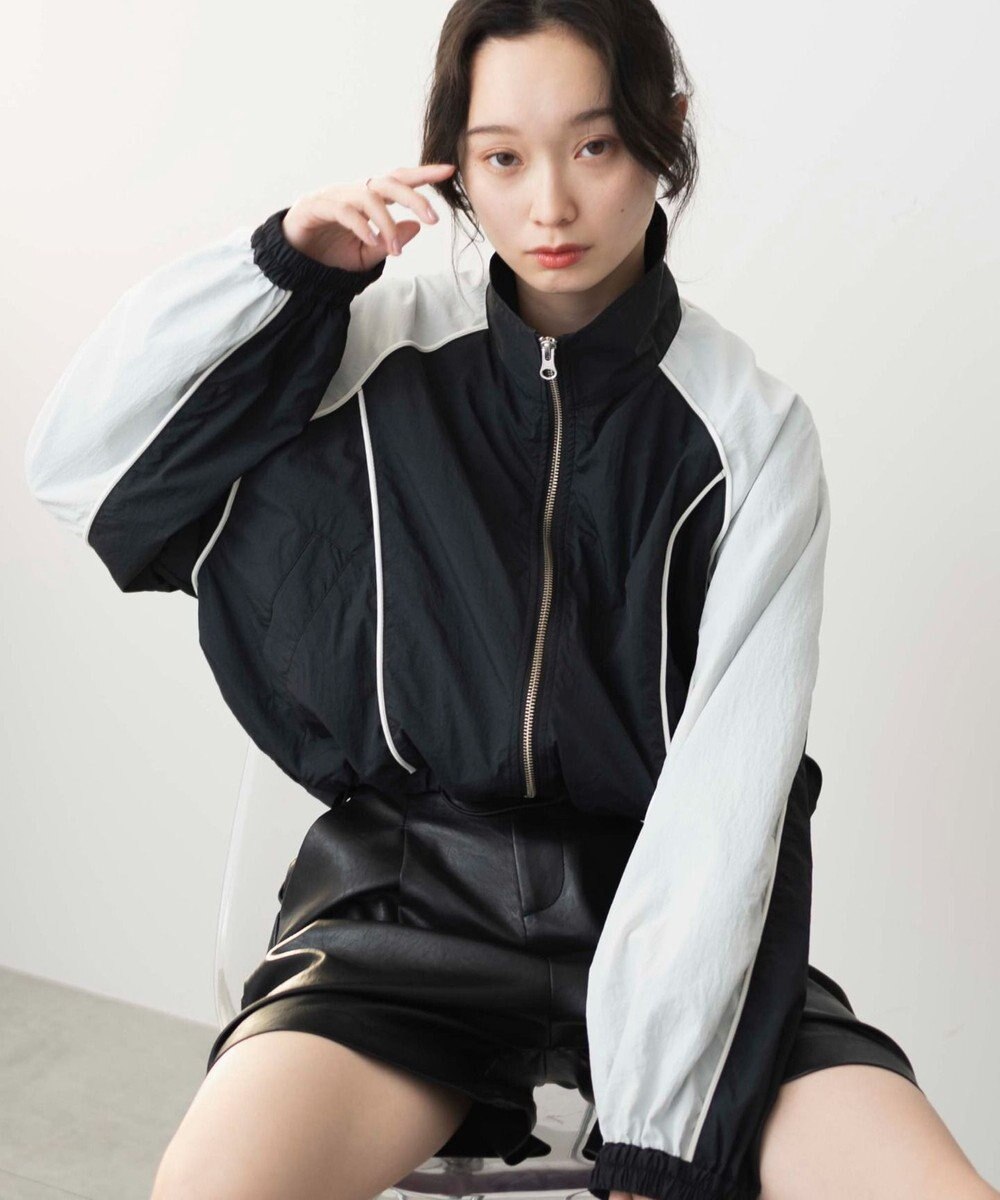 WEGO ナイロントラックブルゾン 